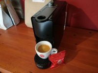 Pascucci Mild Nespresso kompatibilis kávékapszula bemutató eszpresszó